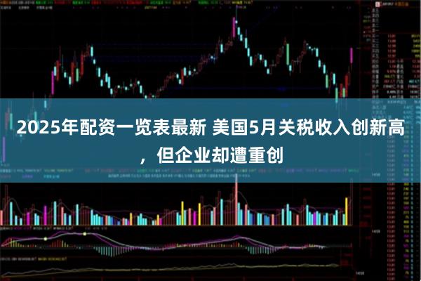 2025年配资一览表最新 美国5月关税收入创新高，但企业却遭重创