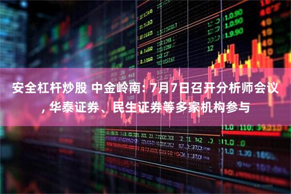 安全杠杆炒股 中金岭南: 7月7日召开分析师会议, 华泰证券、民生证券等多家机构参与